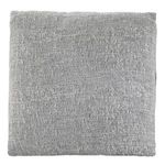 Casa si Gradina - Textile si covoare - Perne si pilote - Perne decorative - Perna decorativa patrata din chenille, Gri, 52x52cm, 2 fete cu fermoar - Infinity.ro