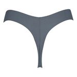 Fashion, accesorii si bijuterii - Femei - Lenjerie si pijamale femei - Lenjerie intima femei - Chiloti String Laser Cut Antracit Gri pentru Femei - Infinity.ro
