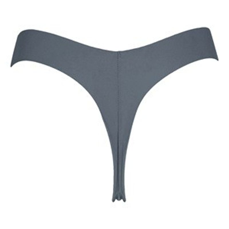 Fashion, accesorii si bijuterii - Femei - Lenjerie si pijamale femei - Lenjerie intima femei - Chiloti String Laser Cut Antracit Gri pentru Femei - Infinity.ro