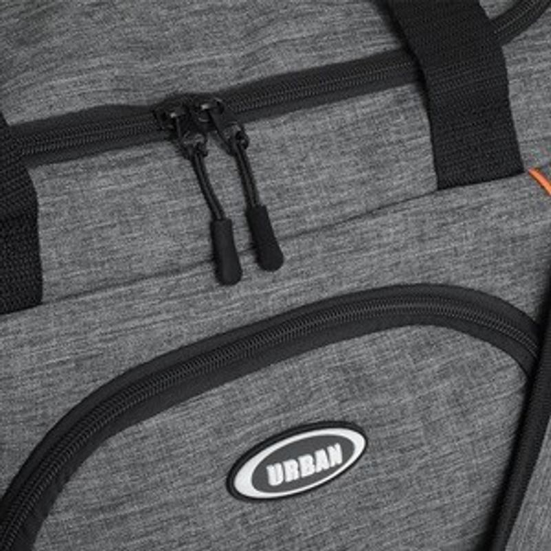 Sport si Outdoor - Articole de voiaj - Genti voiaj - Geanta de Voiaj Gri cu Margine Portocalie, 36L - Infinity.ro