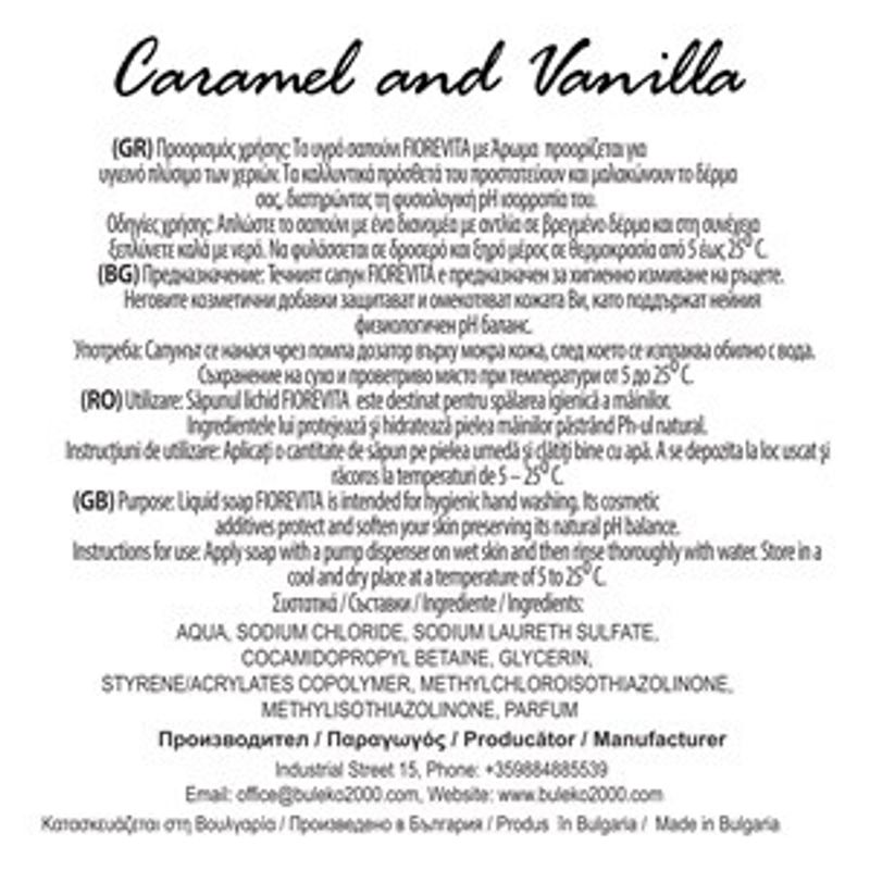 Auto si Moto - Piese auto si accesorii - Piese auto - Sisteme de franare - Rezerva sapun lichid cu aroma de caramel si vanilie, 1L - Infinity.ro