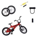 Jucarii, Copii si Bebe - Jucarii si jocuri - Vehicule si jucarii cu telecomanda - Motociclete de jucarie - Bicicleta BMX Miniatura Rosie cu Accesorii si Piese de Schimb - Infinity.ro