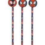 Carti si Birotica - Birotica - Instrumente de scris - Radiere si corectoare - Set de Creioane Fancy cu Design Spiderman - Infinity.ro