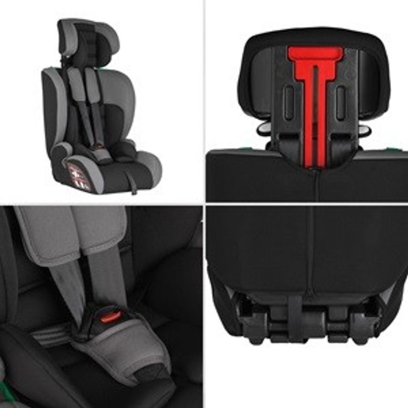 Jucarii, Copii si Bebe - Carucioare si articole de transport - Scaune auto copii - Scaun auto pentru copii, 9-36 kg, Negru/Gri - Infinity.ro