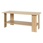 Casa si Gradina - Mobilier - Comode si corpuri - Masute de toaleta - Masuta auxiliara din MDF, Naturala deschisa, 110x50x48cm, cu raft - Infinity.ro