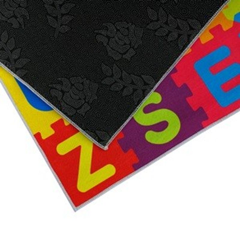 Casa si Gradina - Textile si covoare - Covoare - Covoare copii - Covoras Decorativ pentru Copii cu Litere si Piese Puzzle, 120x90 cm, Multicolor - Infinity.ro