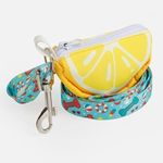 Petshop - Accesorii petshop - Zgarzi, lese si hamuri - Hamuri - Lesa pentru caini cu suport pentru pungi, Turcoaz, 120x2cm - Infinity.ro