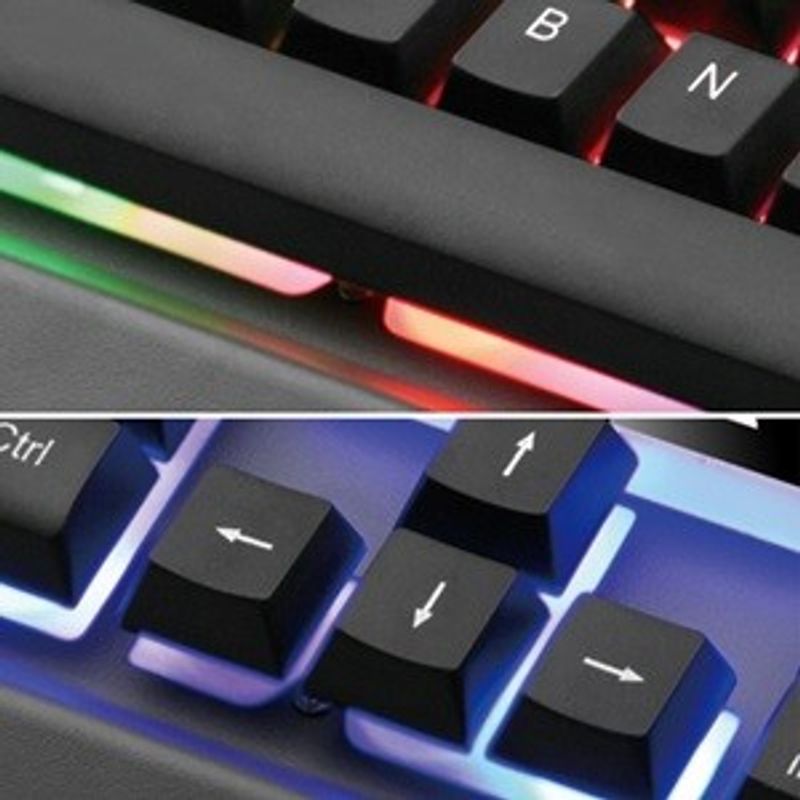 PC, gaming si accesorii - Periferice PC - Tastaturi - Tastatura Gaming cu Iluminare LED Multicolora - Infinity.ro