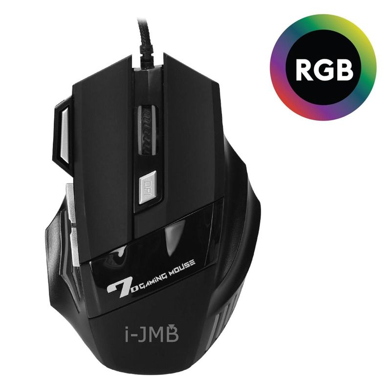 PC, gaming si accesorii - Periferice PC - Mouse - Mouse Gaming cu Fir, RGB, 3600 DPI, Negru - Infinity.ro