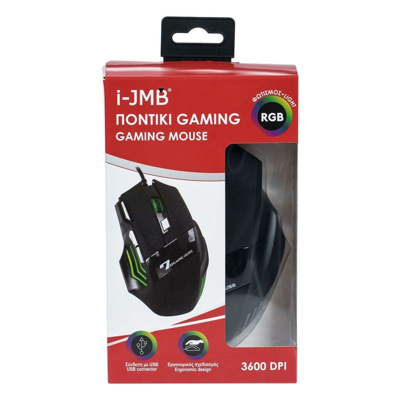 PC, gaming si accesorii - Periferice PC - Mouse - Mouse Gaming cu Fir, RGB, 3600 DPI, Negru - Infinity.ro