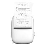 PC, gaming si accesorii - Imprimante, scanere & consumabile - Imprimante - Imprimante termice - Imprimanta termica portabila cu design pisica, Alba, 8x3.5x11cm, Cablu USB & Hartie termica - Infinity.ro