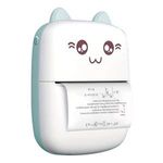 PC, gaming si accesorii - Imprimante, scanere & consumabile - Imprimante - Imprimante termice - Imprimanta termica portabila cu design pisica, Alba, 8x3.5x11cm, Cablu USB & Hartie termica - Infinity.ro