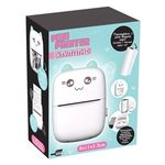 PC, gaming si accesorii - Imprimante, scanere & consumabile - Imprimante - Imprimante termice - Imprimanta termica portabila cu design pisica, Alba, 8x3.5x11cm, Cablu USB & Hartie termica - Infinity.ro