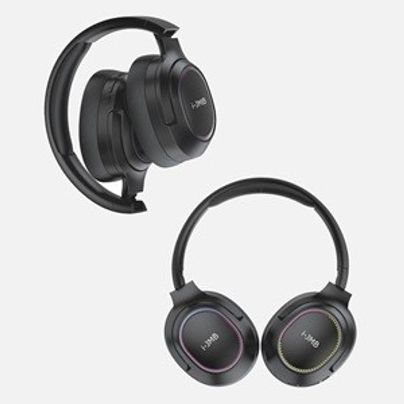 PC, gaming si accesorii - Periferice PC - Casti PC - Casti Audio Bluetooth Pliabile, Negre, cu Lumina RGB - Infinity.ro