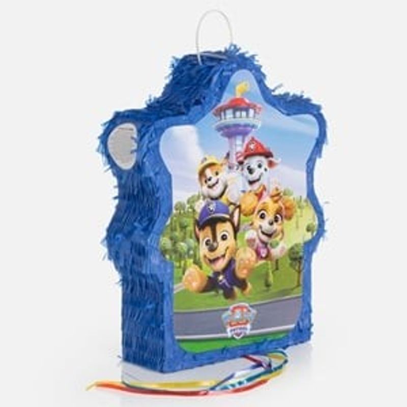 Casa si Gradina - Decoratiuni - Decoratiuni petrecere - Accesorii pentru petrecere - Pinata de Petrecere cu Model Paw Patrol, 27x8x36cm, Albastra - Infinity.ro