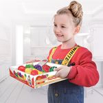 Jucarii, Copii si Bebe - Jucarii si jocuri - Jucarii de rol - Bucatarii copii - Set Fructe Artificiale din Plastic cu Tocator si Accesorii - Infinity.ro