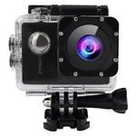 TV, Audio-Video si Foto - Camere video - Camere video profesionale - Camera de actiune 4K Ultra HD cu Wi-Fi, Carcasa impermeabila, Negru - Infinity.ro