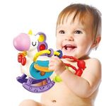 Jucarii, Copii si Bebe - Jucarii si jocuri - Jocuri si puzzle - Puzzle - Jucarie de indemanare Unicorn cu efecte sonore, 15x6x18cm, Multicolor - Infinity.ro