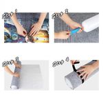 Jucarii, Copii si Bebe - Jucarii si jocuri - Jocuri si puzzle - Puzzle - Covoras pentru Puzzle cu Geanta de Transport, Pana la 1500 Piese, 95x67 cm, Gri - Infinity.ro