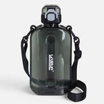 Casa si Gradina - Bucatarie si vesela - Cani si pahare - Sticle - Sticla de apa patrata, 750 ml, neagra, fara BPA - Infinity.ro