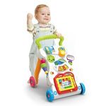 Jucarii, Copii si Bebe - Carucioare si articole de transport - Premergatoare - Premergator cu Activitati, Pian, Telefon si Oglinda, Alb - Infinity.ro