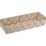 Casa si Gradina - Mobilier - Organizare si depozitare - Cutii depozitare - Cos depozitare impletit, Bej, 26x14x6cm - Infinity.ro