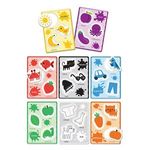 Jucarii, Copii si Bebe - Jucarii si jocuri - Jucarii & jocuri educative - Jocuri si jucarii educative - Joc Educativ de Asociere a Culorilor cu Imagini în Relief, Set 8 Cartonase, Multicolor - Infinity.ro