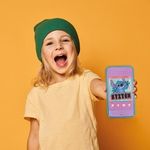 Jucarii, Copii si Bebe - Jucarii si jocuri - Jocuri si puzzle - Puzzle - Telefon mobil de jucarie Stitch, mov, cu sunete si lumini, pentru copii 2+ - Infinity.ro