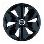 Auto si Moto - Anvelope si jante - Accesorii roti - Capace roti - Set 4 Capace Roti Roco Negru R15, pentru Subaru - Infinity.ro