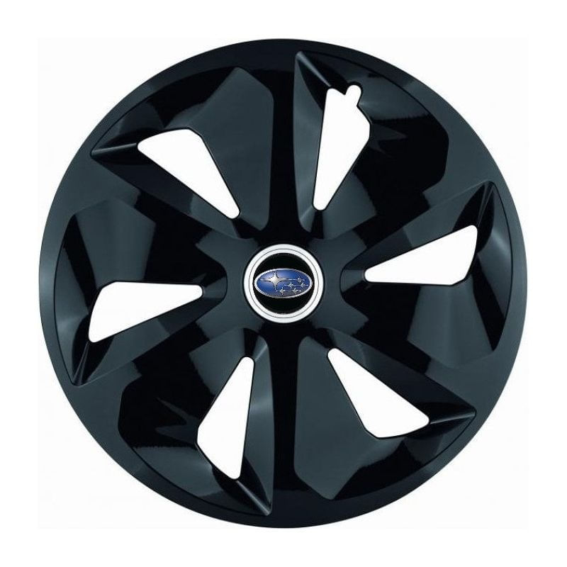 Auto si Moto - Anvelope si jante - Accesorii roti - Capace roti - Set 4 Capace Roti Roco Negru R15, pentru Subaru - Infinity.ro