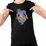 Fashion, accesorii si bijuterii - Copii - Imbracaminte copii - Tricouri copii - Tricou Copii Fete Cartea Junglei Baloo, negru, marime M Copii - Infinity.ro