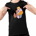 Fashion, accesorii si bijuterii - Copii - Imbracaminte copii - Tricouri copii - Tricou Copii Fete Cocosatul de la Notre-Dame Esmeralda Phoebus, negru, marime S Copii - Infinity.ro