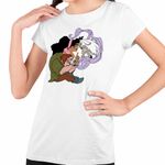 Fashion, accesorii si bijuterii - Copii - Imbracaminte copii - Tricouri copii - Tricou Copii Fete Cocosatul de la Notre-Dame Quasimodo Esmeralda Djali, alb, marime S Copii - Infinity.ro