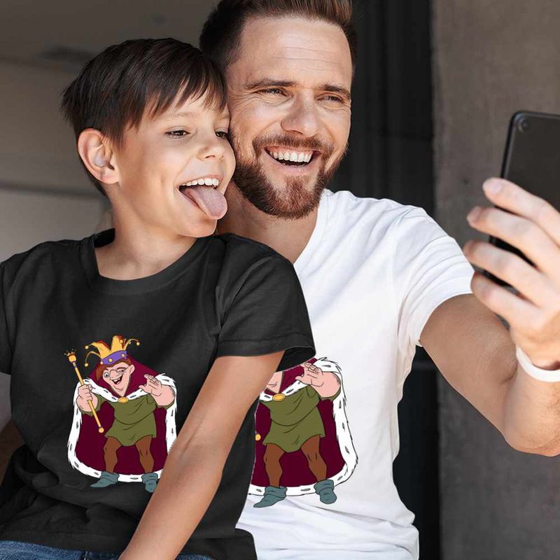 Fashion, accesorii si bijuterii - Copii - Imbracaminte copii - Tricouri copii - Tricou Copii Baieti Cocosatul de la Notre-Dame Quasimodo, alb, marime L Copii - Infinity.ro