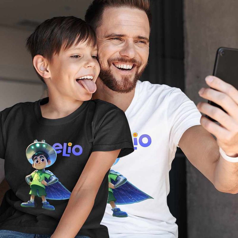 Fashion, accesorii si bijuterii - Copii - Imbracaminte copii - Tricouri copii - Tricou Copii Baieti Elio Space Explorer, alb, marime M Copii - Infinity.ro