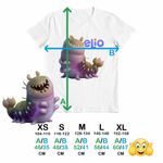 Fashion, accesorii si bijuterii - Copii - Imbracaminte copii - Tricouri copii - Tricou Copii Baieti Elio Alien Glordon, alb, marime M Copii - Infinity.ro