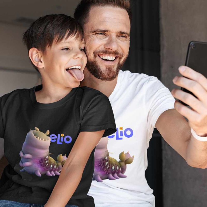 Fashion, accesorii si bijuterii - Copii - Imbracaminte copii - Tricouri copii - Tricou Copii Baieti Elio Alien Glordon, alb, marime M Copii - Infinity.ro