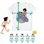 Fashion, accesorii si bijuterii - Copii - Imbracaminte copii - Tricouri copii - Tricou Copii Fete Cartea Junglei Baloo Mowgli, alb, marime M Copii - Infinity.ro
