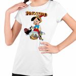 Fashion, accesorii si bijuterii - Copii - Imbracaminte copii - Tricouri copii - Tricou Copii Fete Pinocchio Jiminy Figaro Cleo, alb, marime L Copii - Infinity.ro