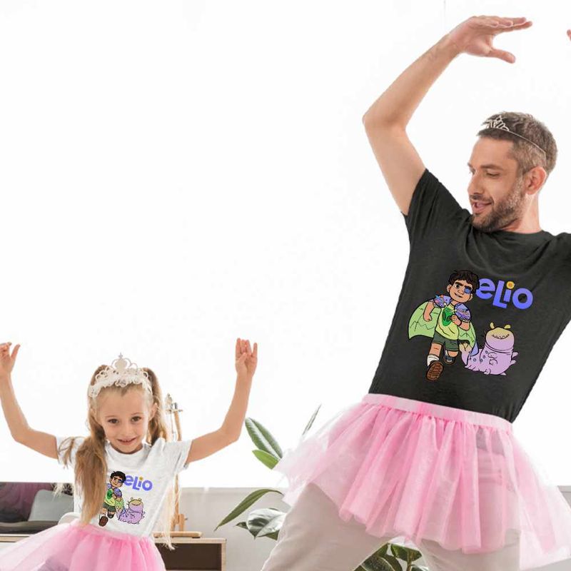 Fashion, accesorii si bijuterii - Copii - Imbracaminte copii - Tricouri copii - Tricou Copii Fete Elio Glordon, negru, marime M Copii - Infinity.ro