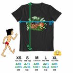 Fashion, accesorii si bijuterii - Copii - Imbracaminte copii - Tricouri copii - Tricou Copii Fete Cartea Junglei Mowgli, negru, marime M Copii - Infinity.ro
