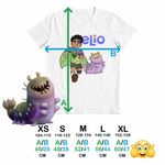 Fashion, accesorii si bijuterii - Copii - Imbracaminte copii - Tricouri copii - Tricou Copii Baieti Elio Glordon, alb, marime XL Copii - Infinity.ro
