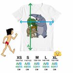 Fashion, accesorii si bijuterii - Copii - Imbracaminte copii - Tricouri copii - Tricou Copii Fete Cartea Junglei Baloo Junior, alb, marime XS Copii - Infinity.ro