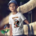 Fashion, accesorii si bijuterii - Copii - Imbracaminte copii - Tricouri copii - Tricou Copii Baieti Pinocchio Geppetto Jiminy, alb, marime M Copii - Infinity.ro