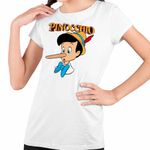 Fashion, accesorii si bijuterii - Copii - Imbracaminte copii - Tricouri copii - Tricou Copii Fete Pinocchio Nas Lung, alb, marime L Copii - Infinity.ro