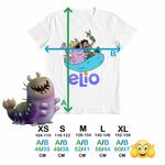 Fashion, accesorii si bijuterii - Copii - Imbracaminte copii - Tricouri copii - Tricou Copii Baieti Elio Glordon Glorp, alb, marime M Copii - Infinity.ro