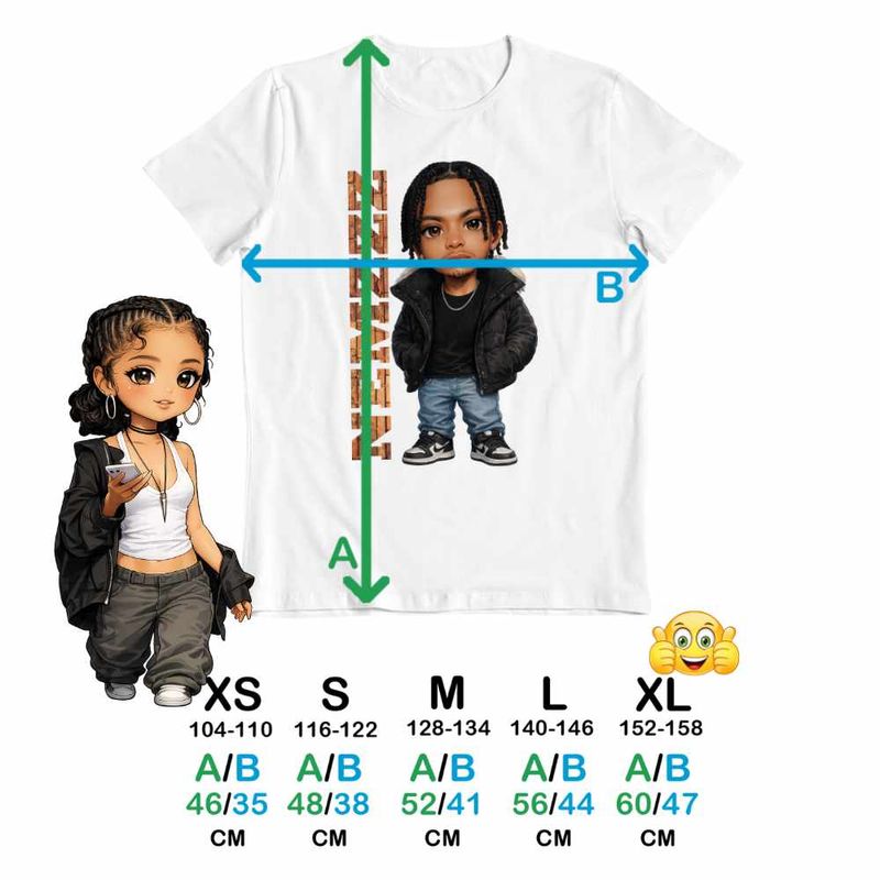 Fashion, accesorii si bijuterii - Copii - Imbracaminte copii - Tricouri copii - Tricou Copii Fete Nemzzz Escape Chibi, alb, marime M Copii - Infinity.ro