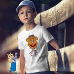 Fashion, accesorii si bijuterii - Copii - Imbracaminte copii - Tricouri copii - Tricou Copii Baieti The Muppets Fozzie Bear, alb, marime L Copii - Infinity.ro