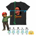 Fashion, accesorii si bijuterii - Copii - Imbracaminte copii - Tricouri copii - Tricou Copii Baieti Quavo Party Rap Trap Vibe, negru, marime L Copii - Infinity.ro