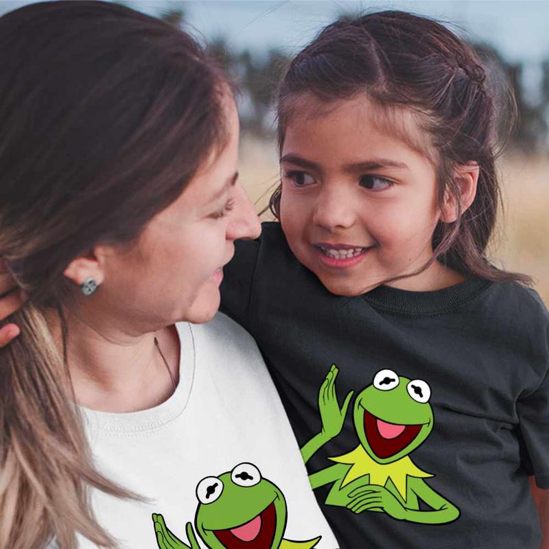 Fashion, accesorii si bijuterii - Copii - Imbracaminte copii - Tricouri copii - Tricou Copii Fete Kermit the Frog The Muppets, alb, marime XS Copii - Infinity.ro